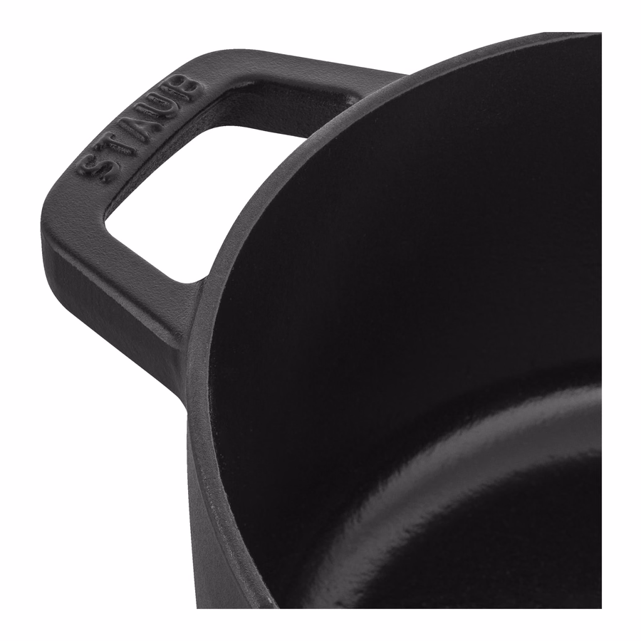 6.25 qt, Wide Oval Dutch Oven, Matte Black