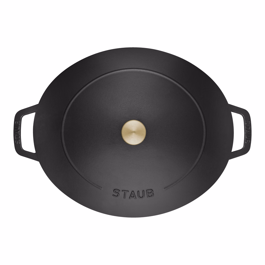 6.25 qt, Wide Oval Dutch Oven, Matte Black