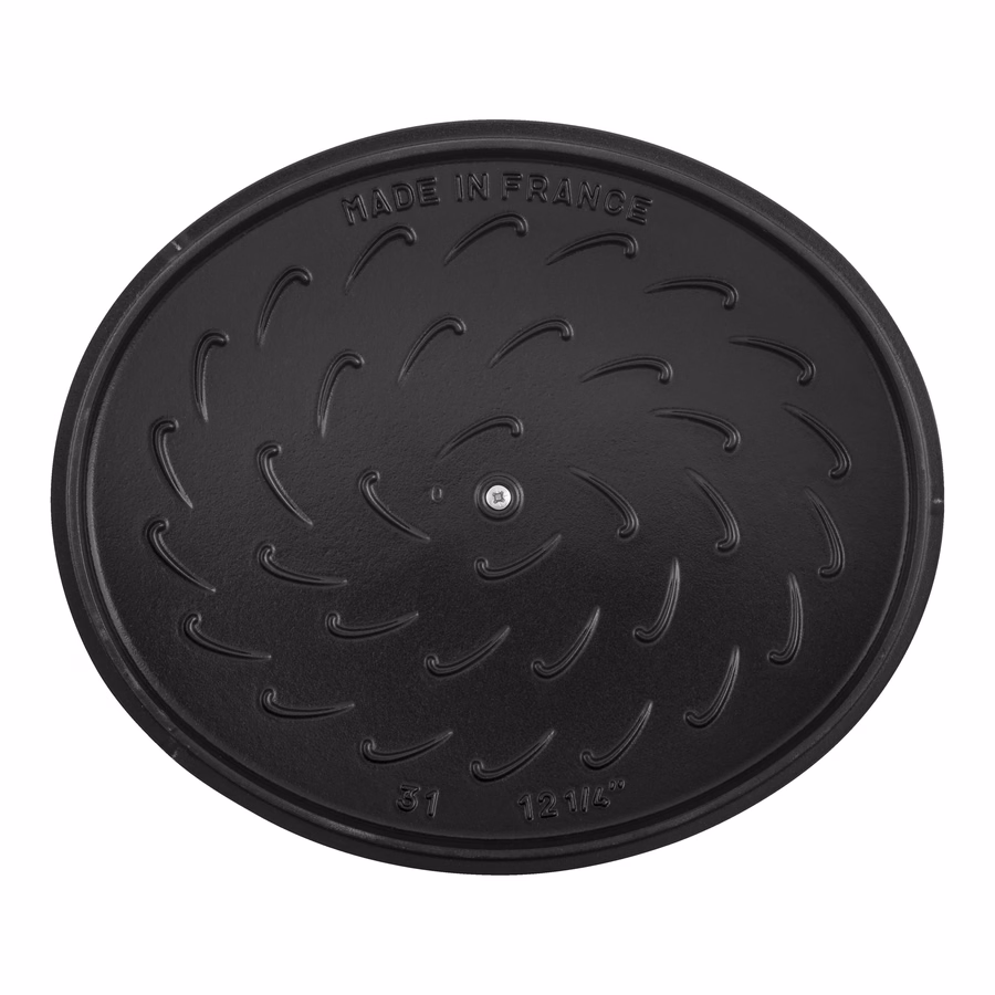 6.25 qt, Wide Oval Dutch Oven, Matte Black