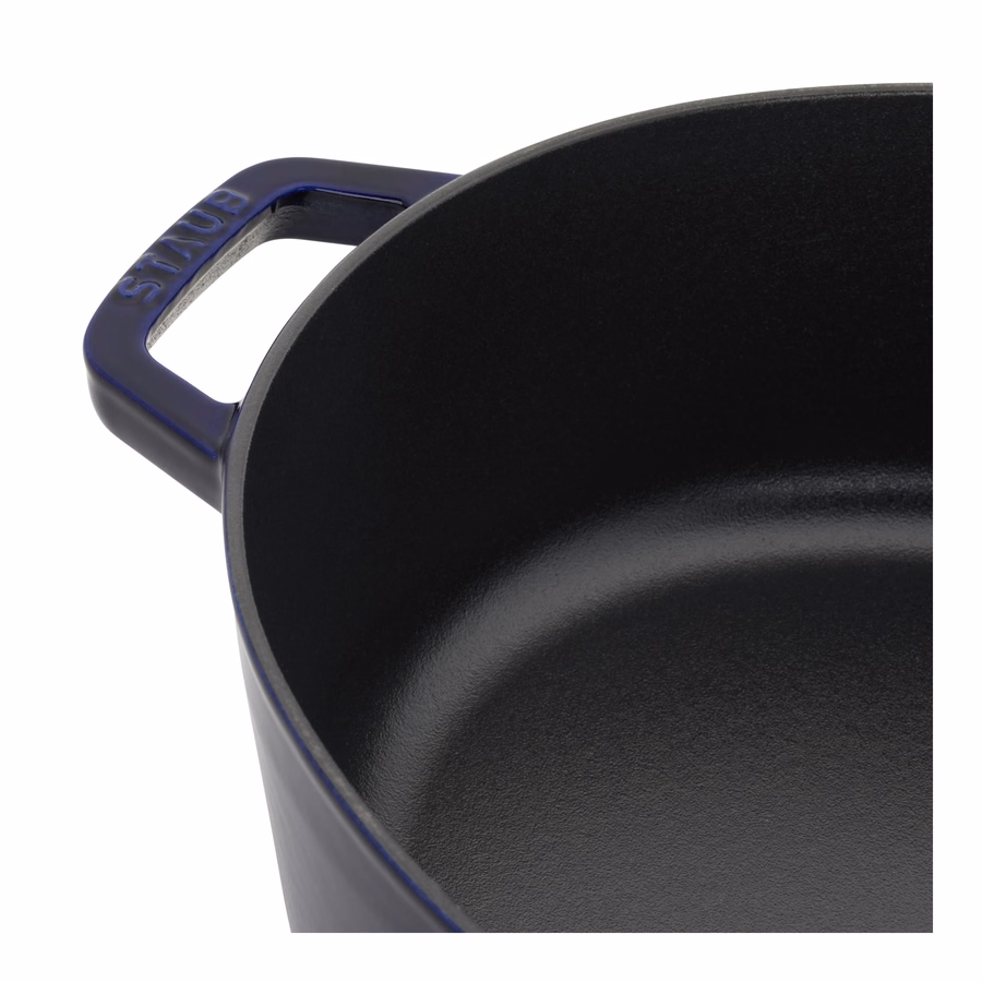 6.25 qt, Wide Oval Dutch Oven, Dark Blue
