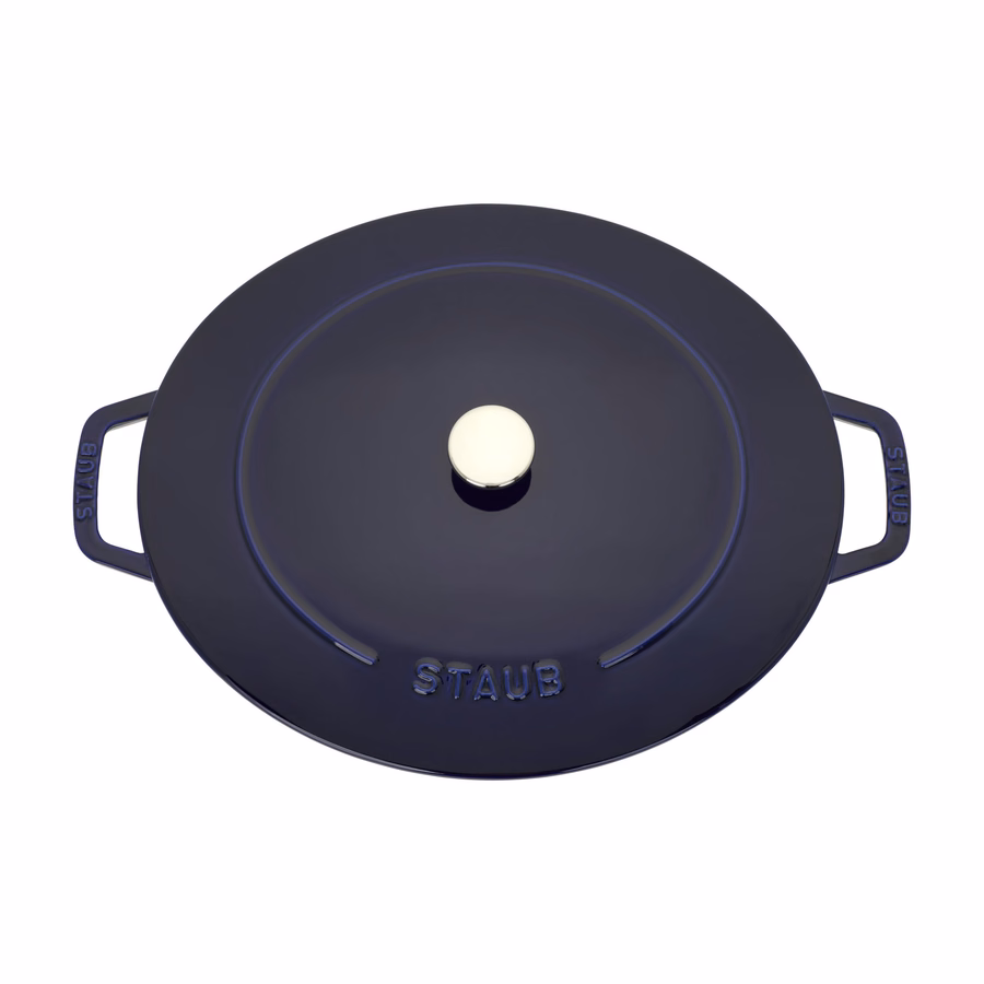 6.25 qt, Wide Oval Dutch Oven, Dark Blue