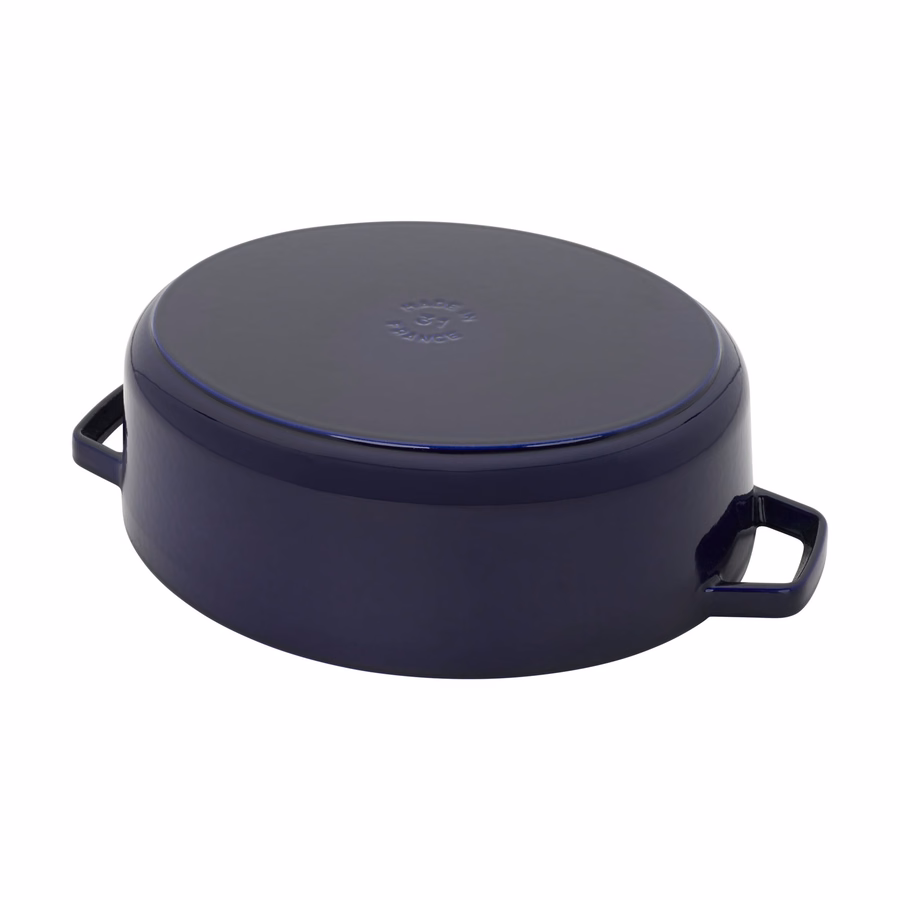 6.25 qt, Wide Oval Dutch Oven, Dark Blue