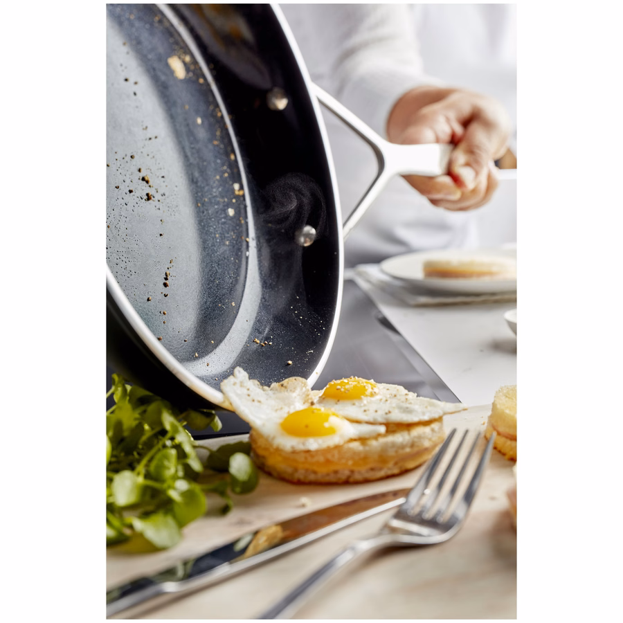 8-inch, Aluminum, Non-stick, Fry Pan With Ceramic Coating