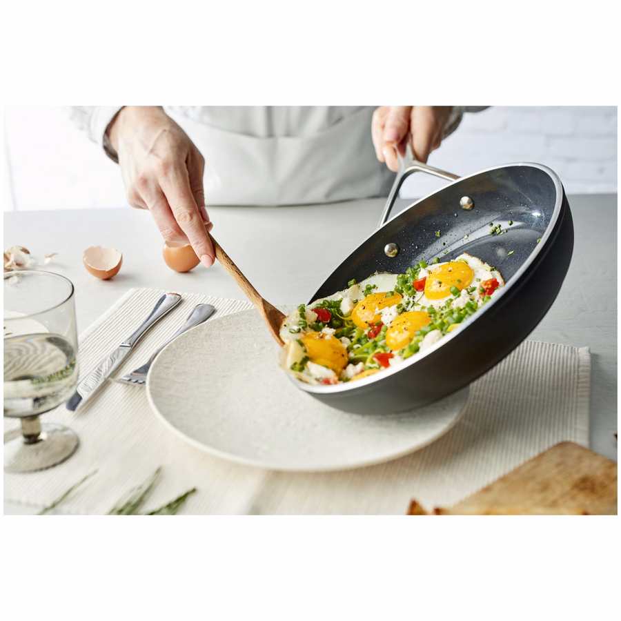 12-inch, Aluminum, Non-stick, Fry Pan With Ceramic Coating