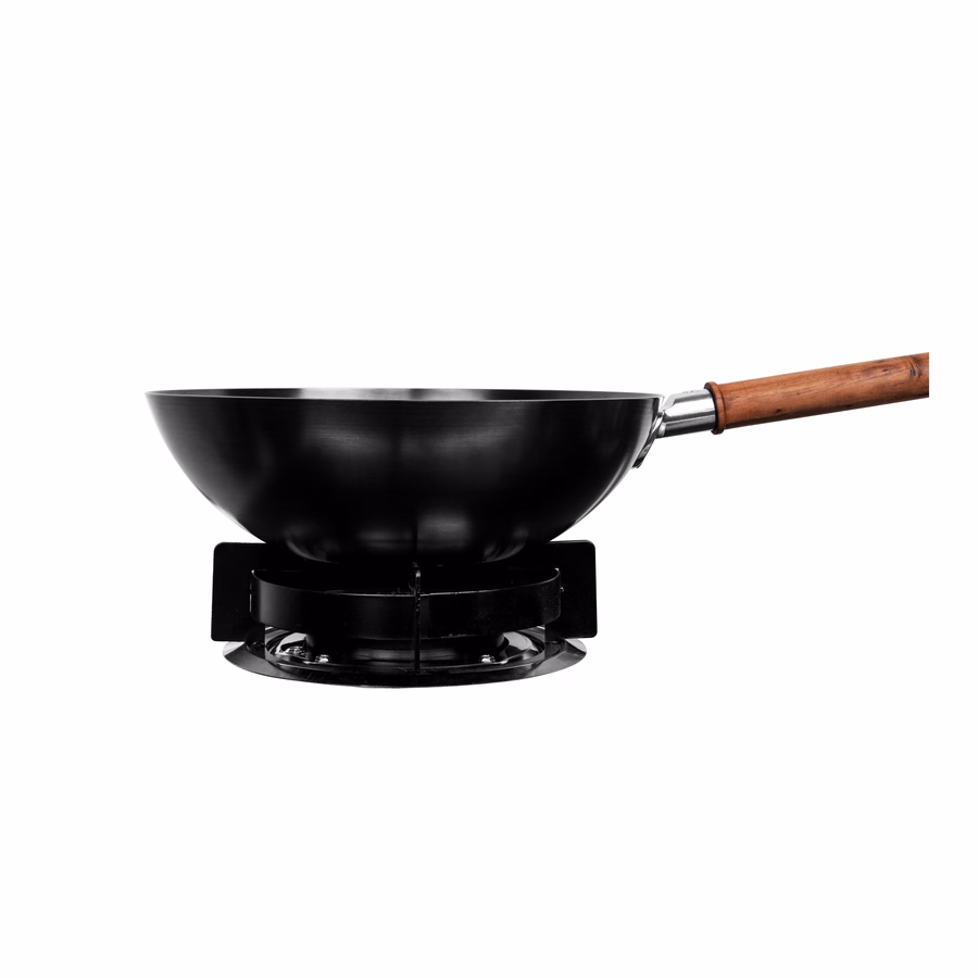 12-inch, Carbon Steel, Wok With Lid
