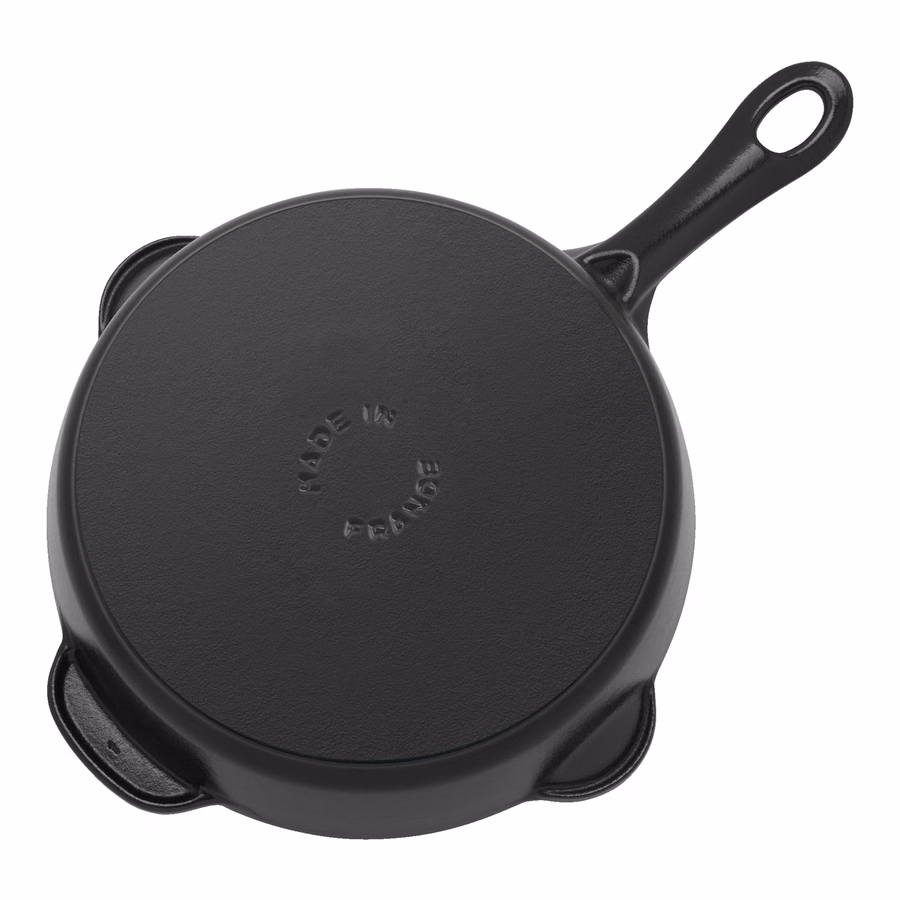 8.5-inch, Traditional Deep Skillet, Matte Black