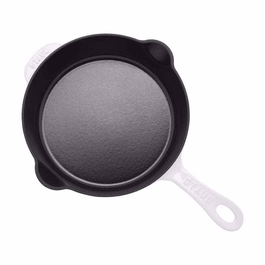 8.5-inch, Traditional Deep Skillet, Pure White