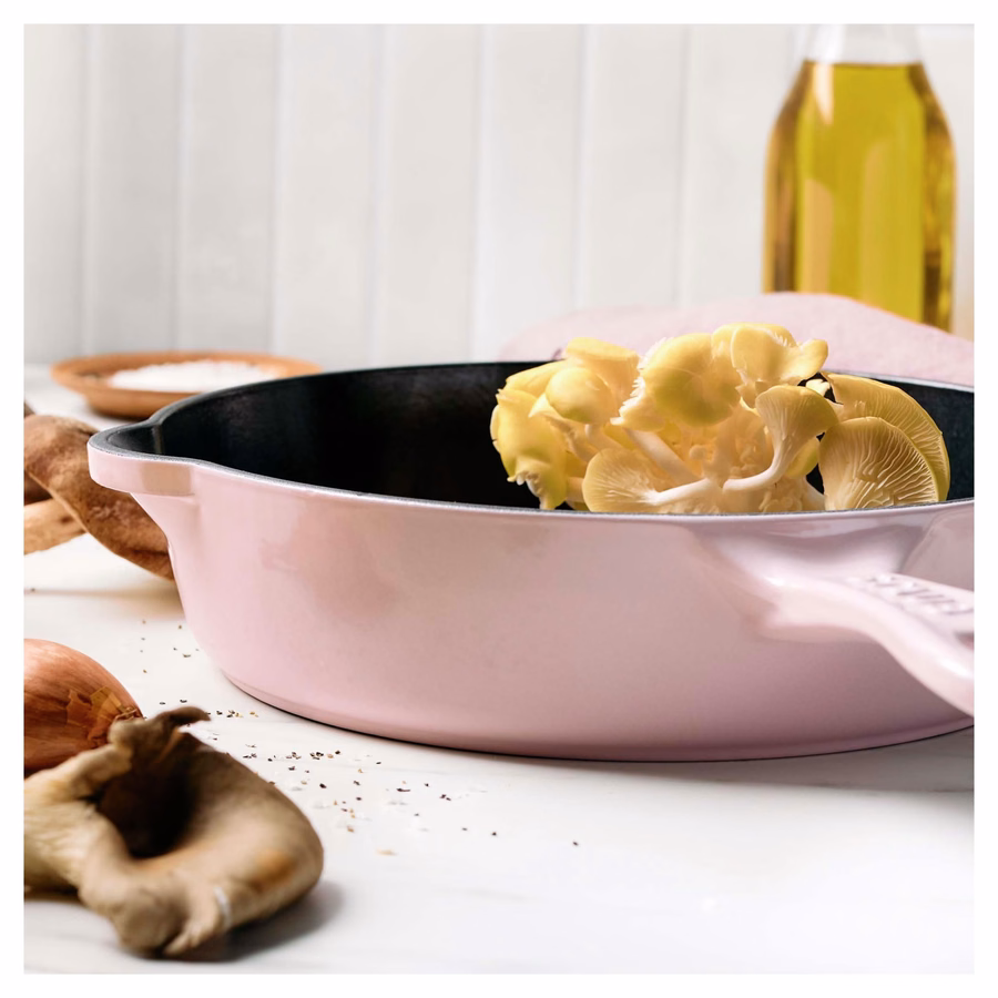 8.5-inch, Traditional Deep Skillet, Peony Pink