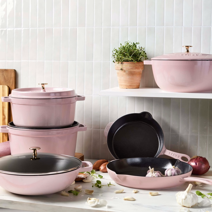 12-inch, Frying Pan, Peony Pink
