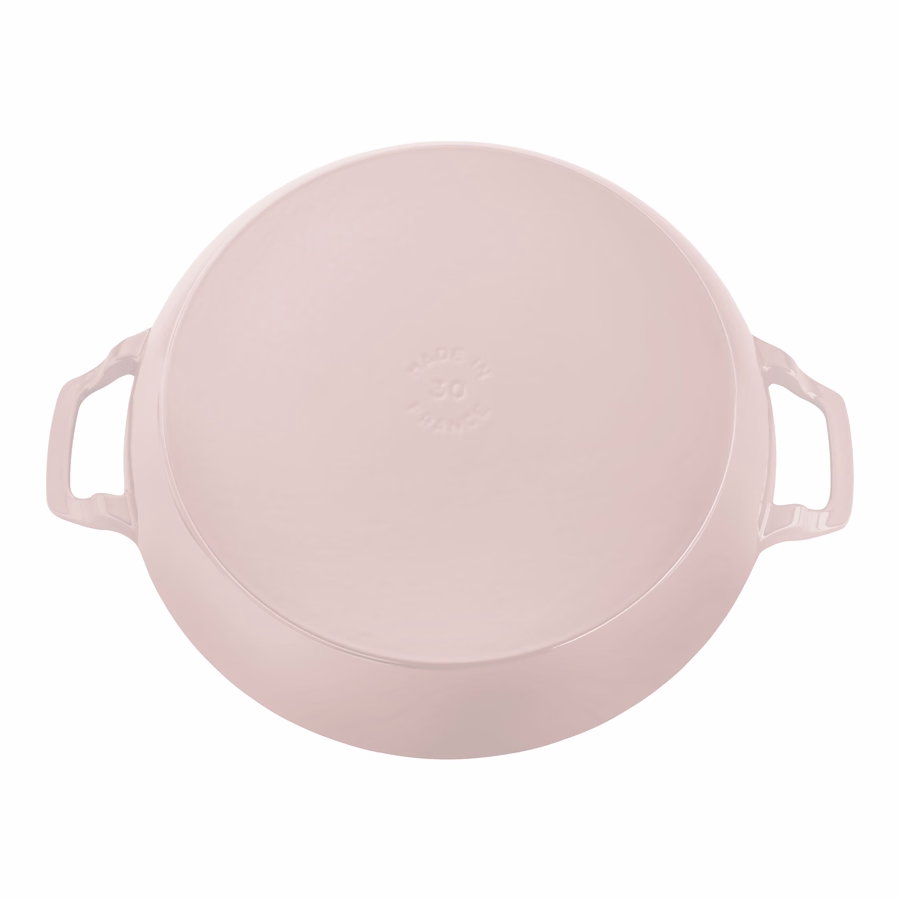 3.5 qt, Braiser With Glass Lid, Peony Pink
