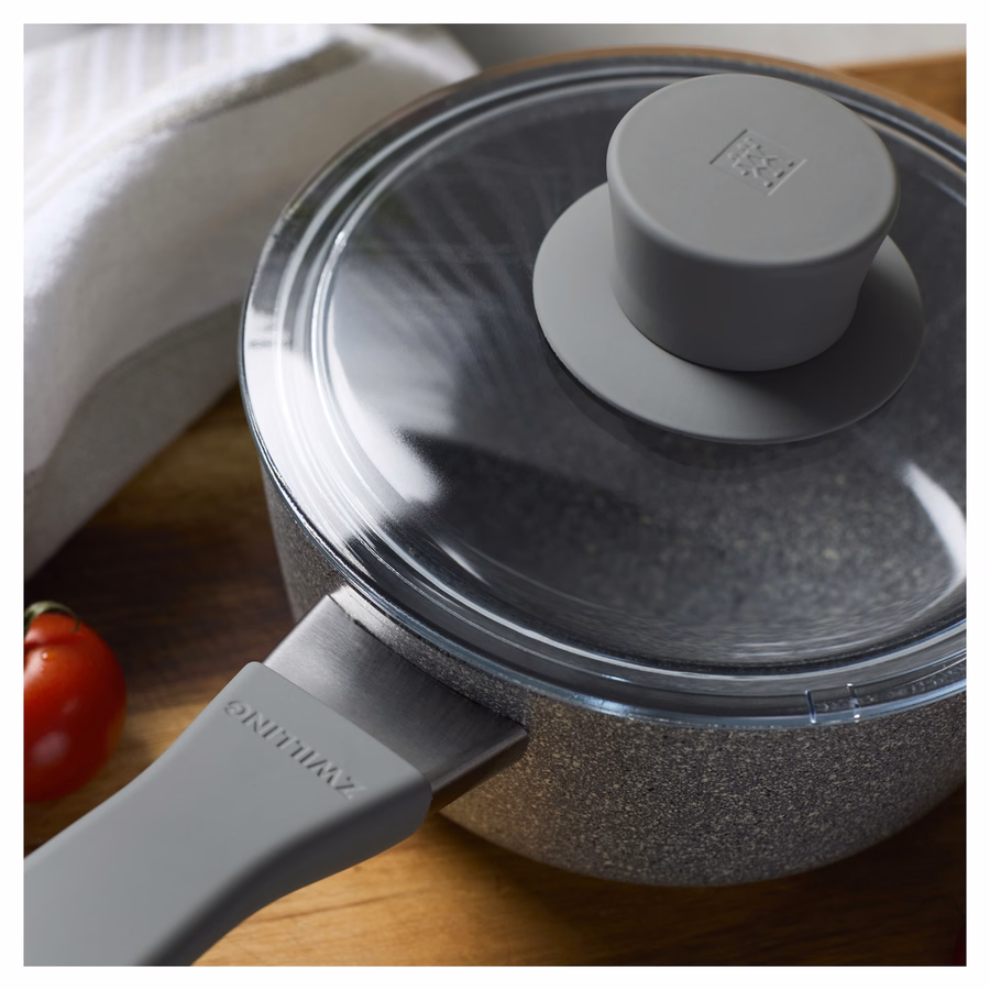 1.5 qt, Aluminum, Ceramic Nonstick Saucepan With Lid Ceramic Coating
