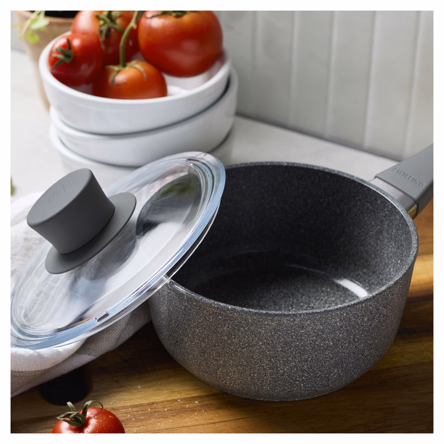 1.5 qt, Aluminum, Ceramic Nonstick Saucepan With Lid Ceramic Coating