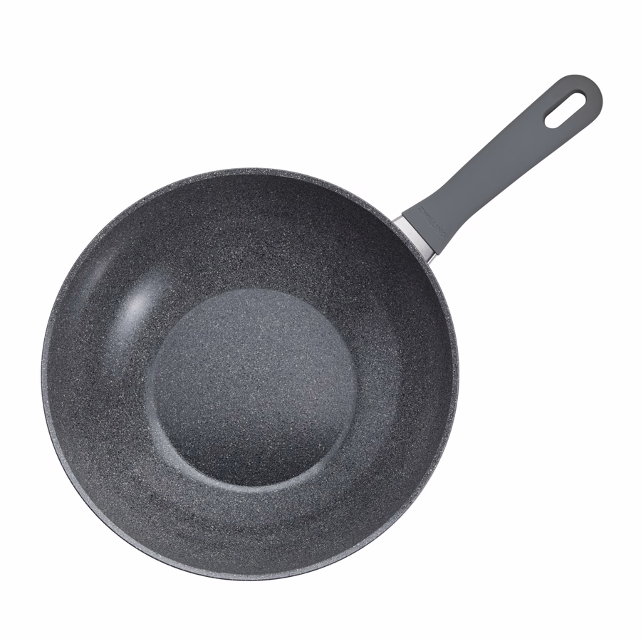 11-inch, Aluminum, Ceramic Nonstick Wok With Lid Ceramic Coating