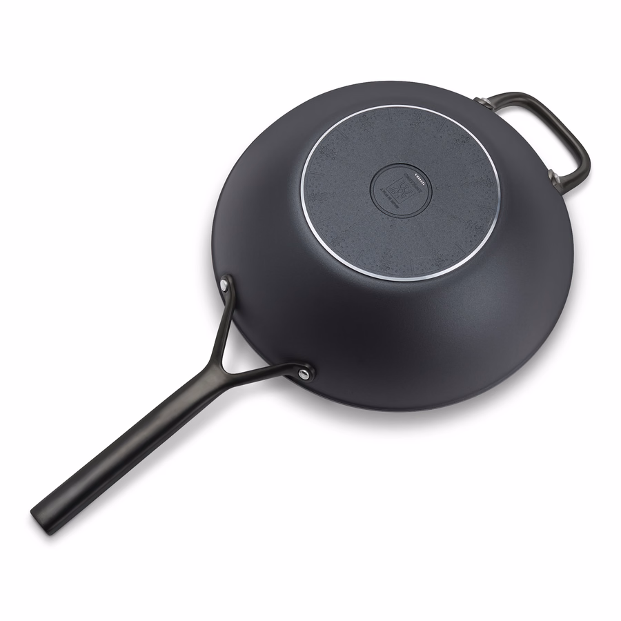 12-inch, Wok With Glass Lid Ceramic Nonstick Titanium