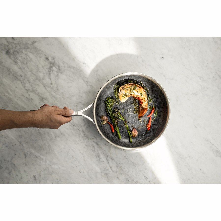 3-pc, Ceramic Hybrid Frying Pan Set
