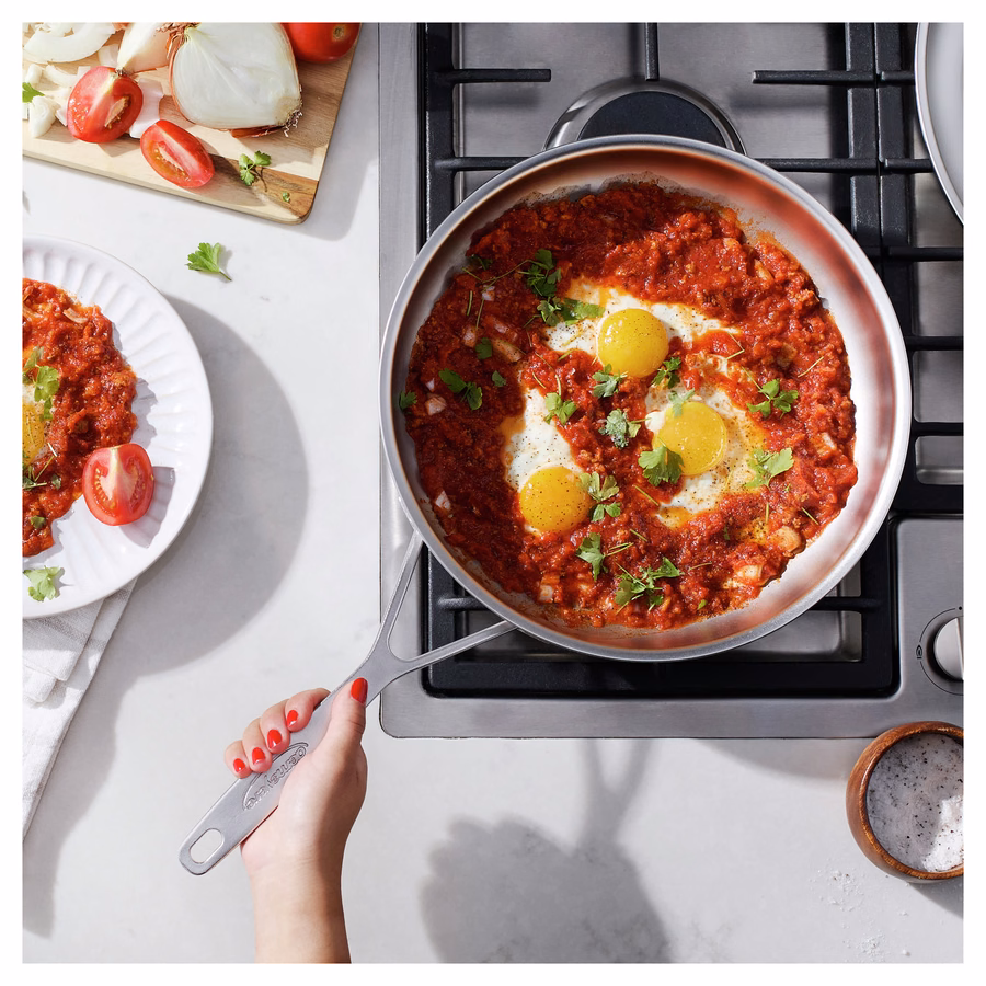 11-inch, 18/10 Stainless Steel, Frying Pan