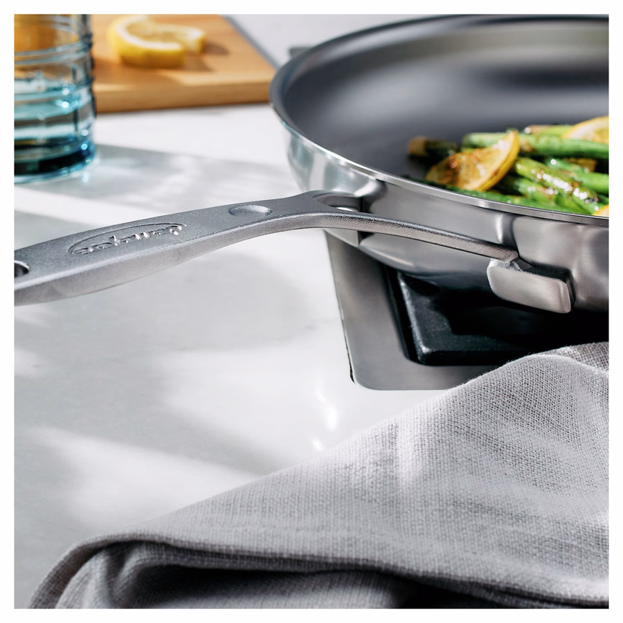 12.5-inch, 18/10 Stainless Steel, Frying Pan
