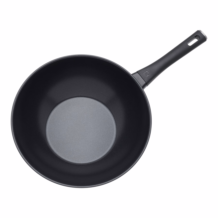 12-inch, Aluminum, Wok Titanium-reinforced Ceramic Non-stick Coating
