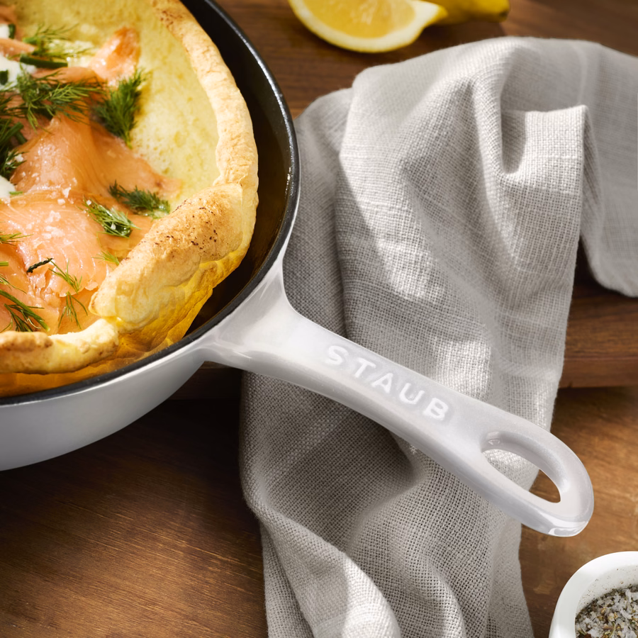 11-inch, Traditional Deep Skillet, Pure White