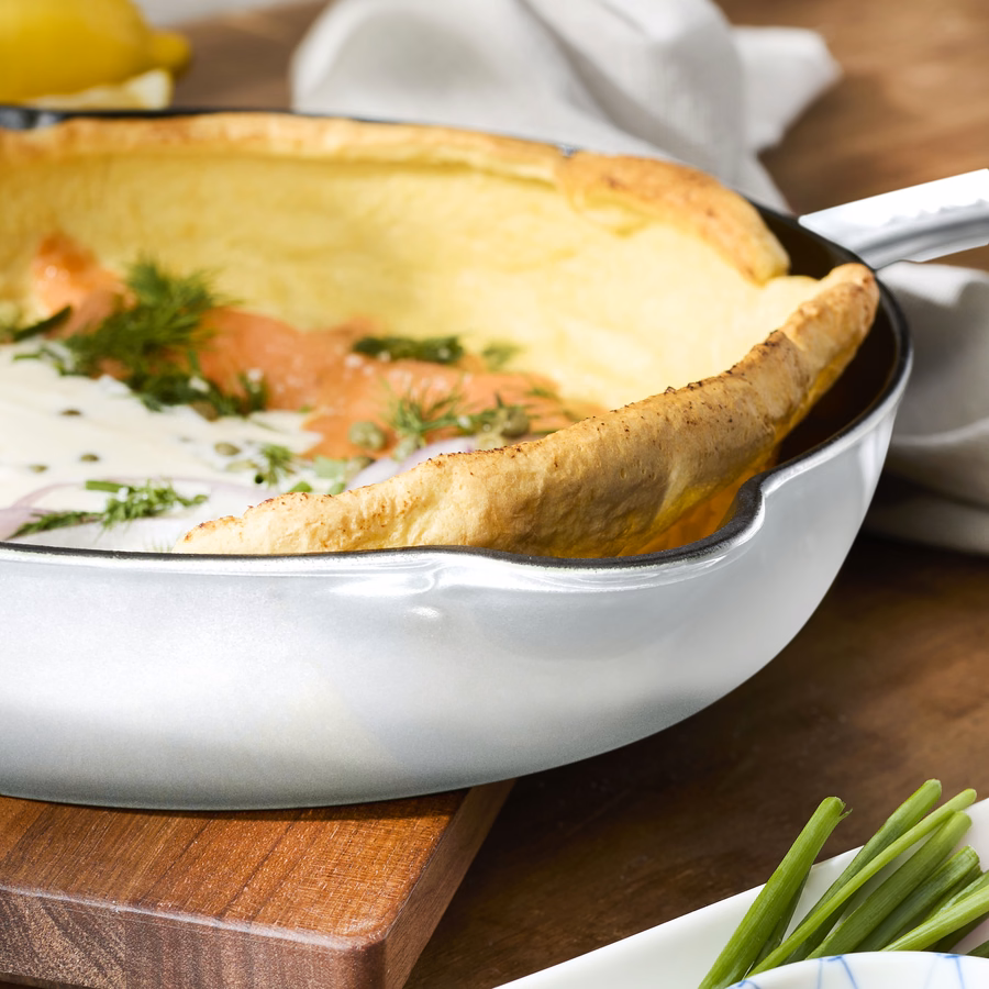 11-inch, Traditional Deep Skillet, Pure White