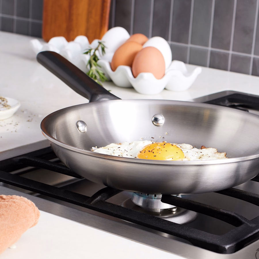 8-inch, Stainless Steel, Frying Pan