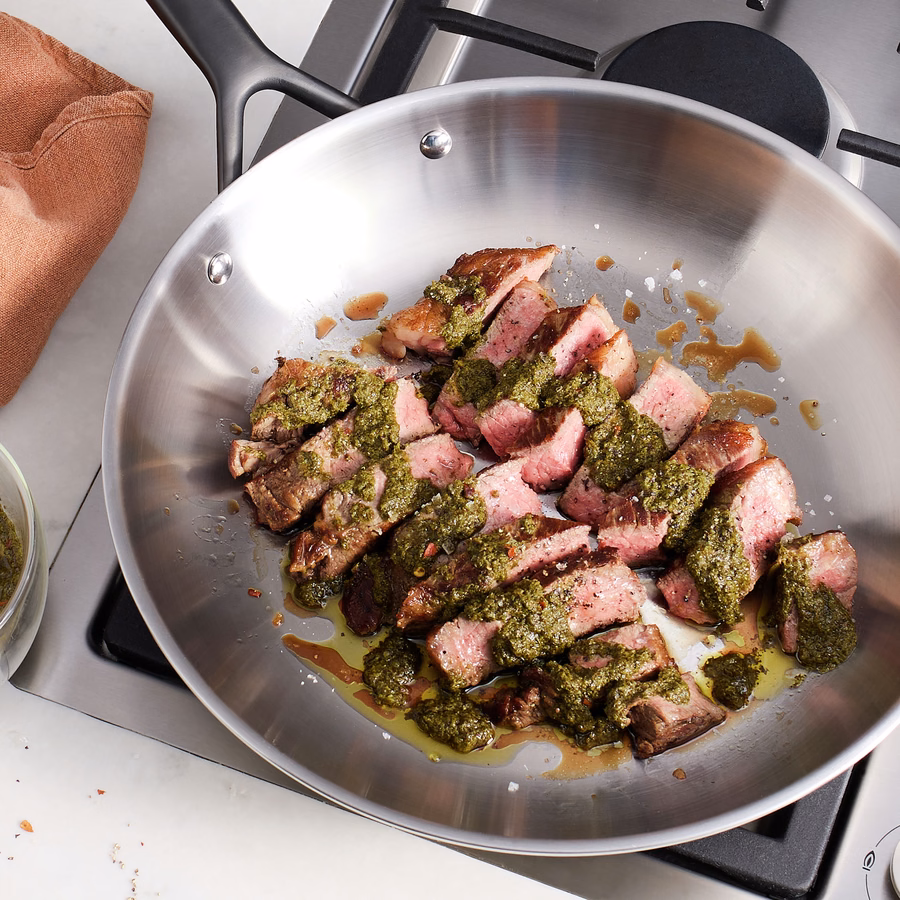 12-inch, Stainless Steel, Frying Pan