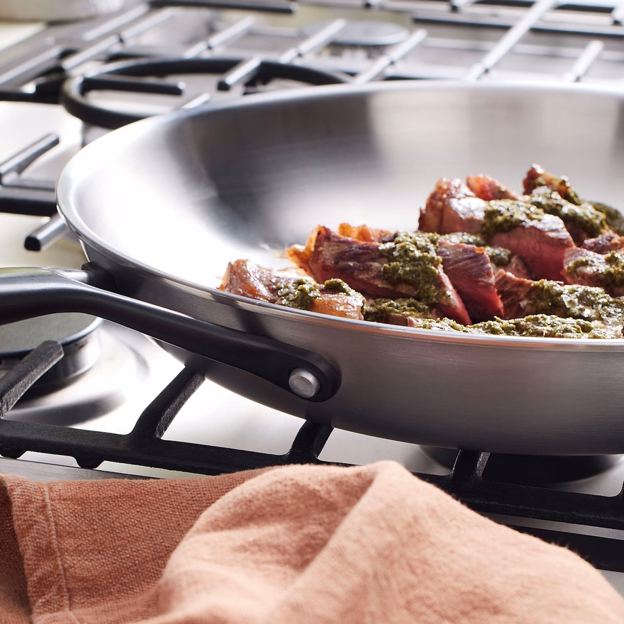 12-inch, Stainless Steel, Frying Pan