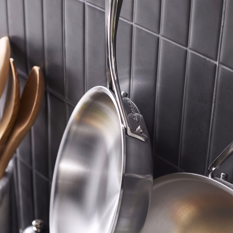 2-pc, 18/10 Stainless Steel, Frying Pan Set