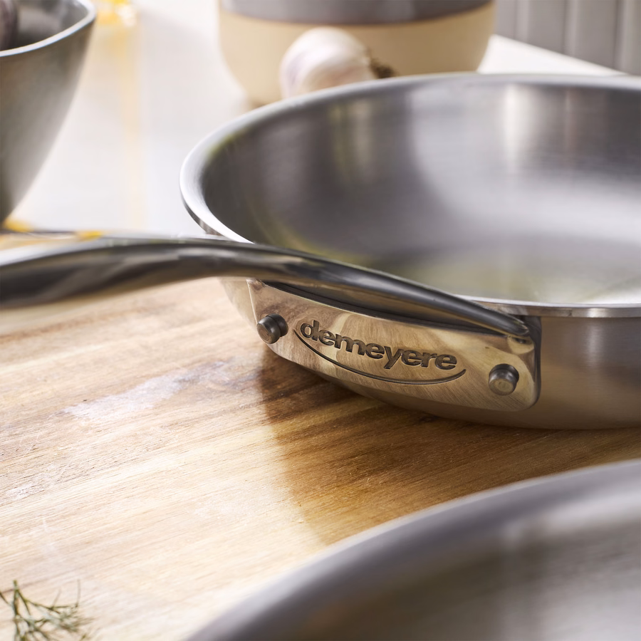 2-pc, 18/10 Stainless Steel, Frying Pan Set