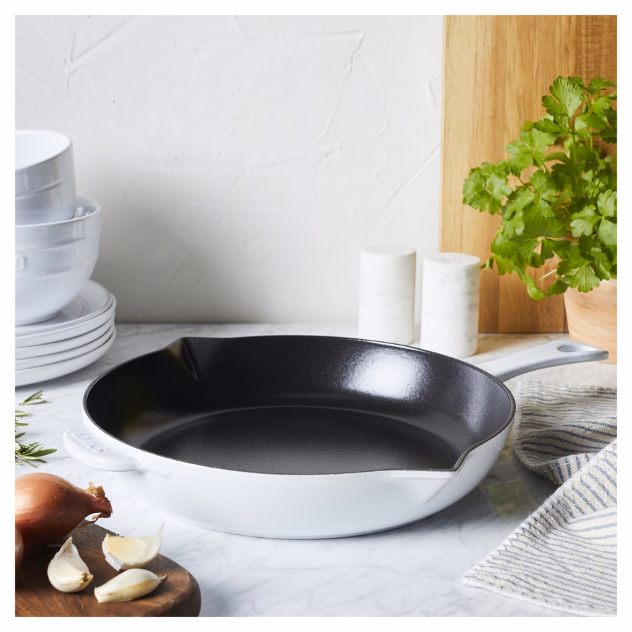 10-inch, Fry Pan, Pure White