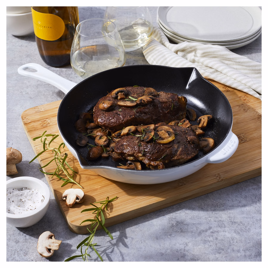 10-inch, Fry Pan, Pure White