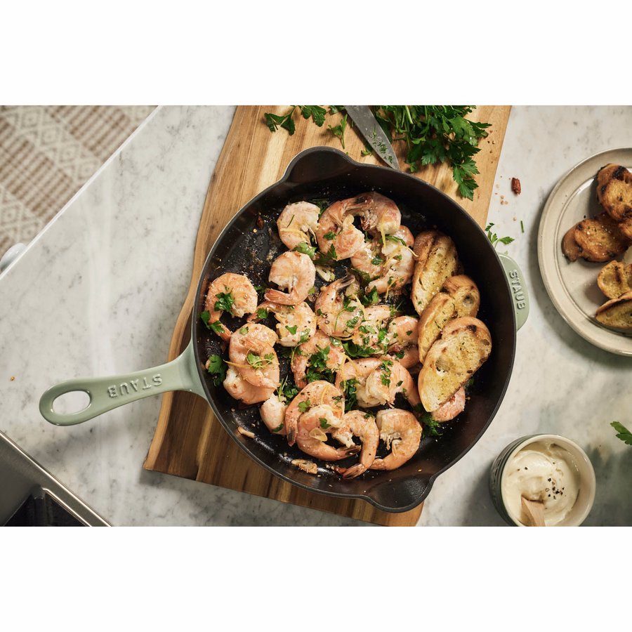 11-inch, Traditional Deep Skillet, Eucalyptus