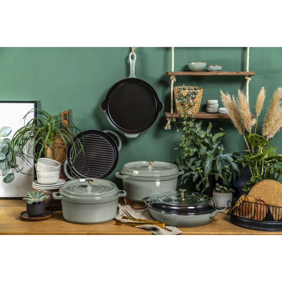11-inch, Traditional Deep Skillet, Eucalyptus