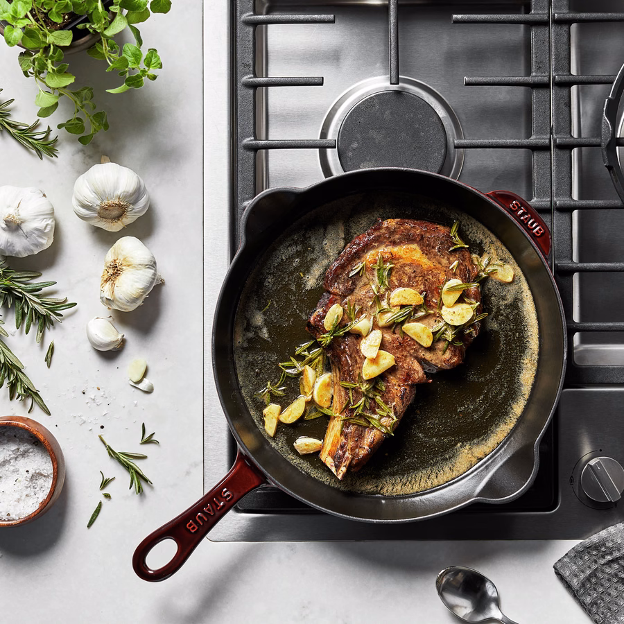 11-inch, Traditional Deep Skillet, Grenadine