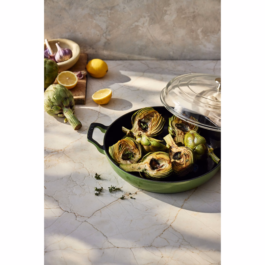 3.5 qt, Saute Pan With Glass Lid, Pistachio