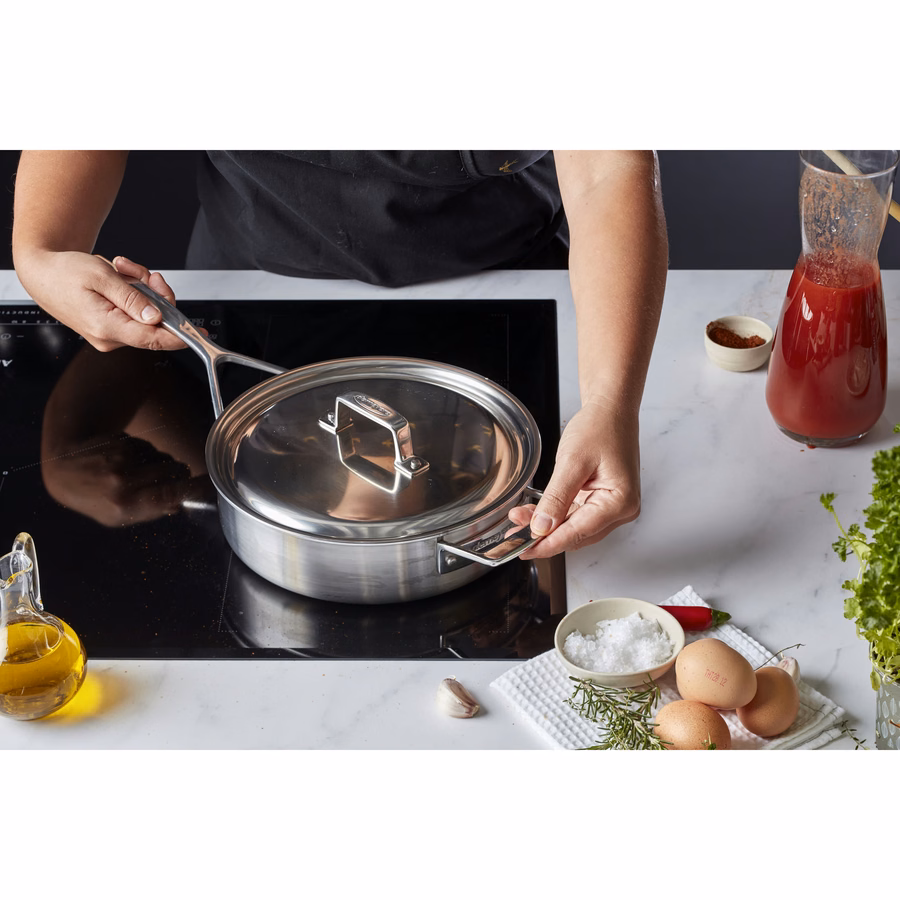 3 qt Saute Pan, 18/10 Stainless Steel