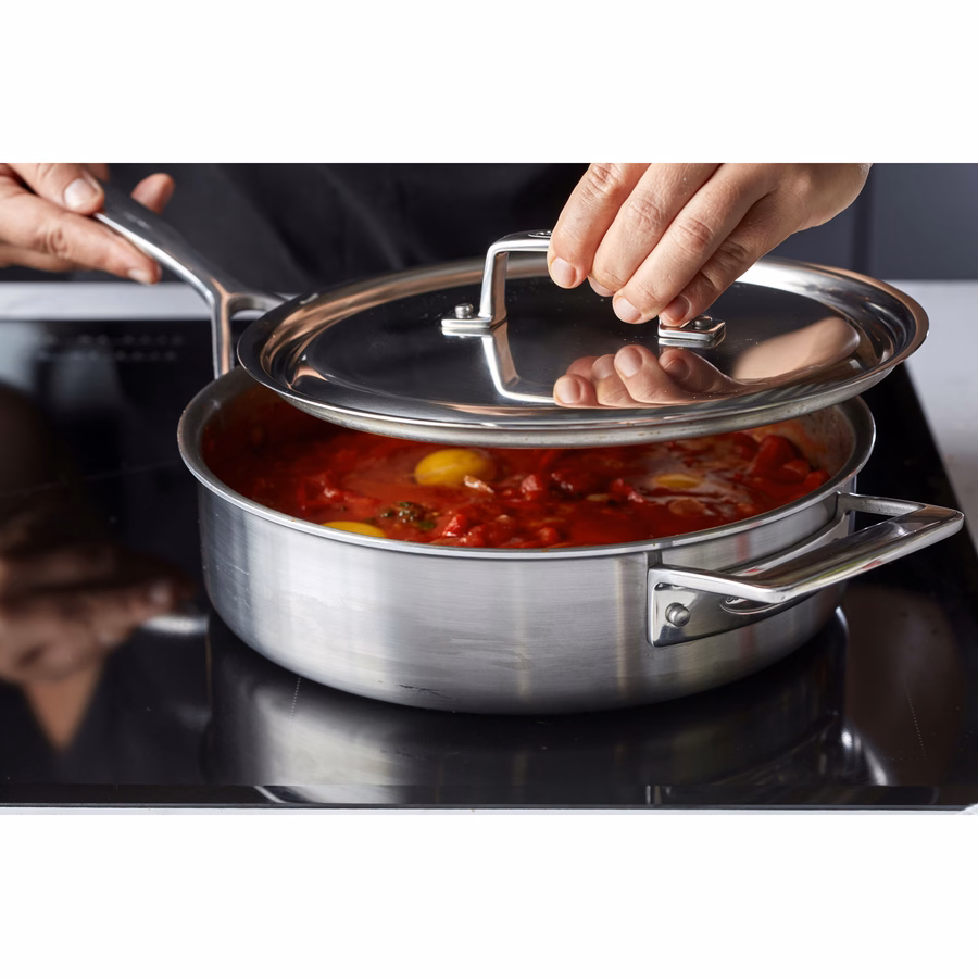 3 qt Saute Pan, 18/10 Stainless Steel