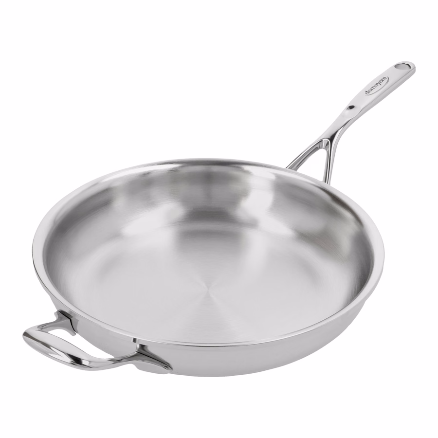 11-inch, 18/10 Stainless Steel, Proline Fry Pan With Helper Handle