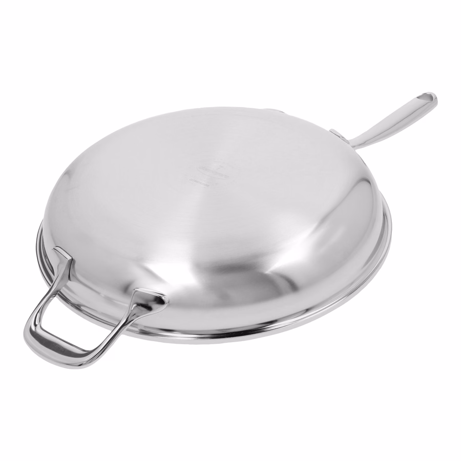 11-inch, 18/10 Stainless Steel, Proline Fry Pan With Helper Handle