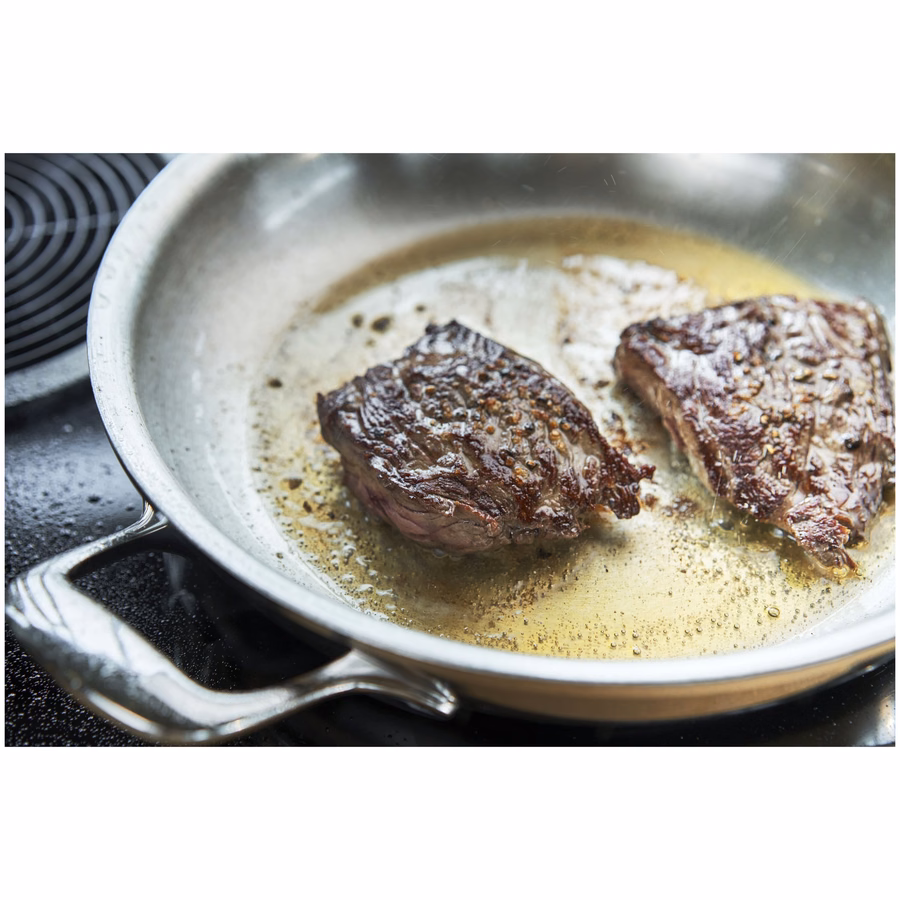 11-inch, 18/10 Stainless Steel, Proline Fry Pan With Helper Handle
