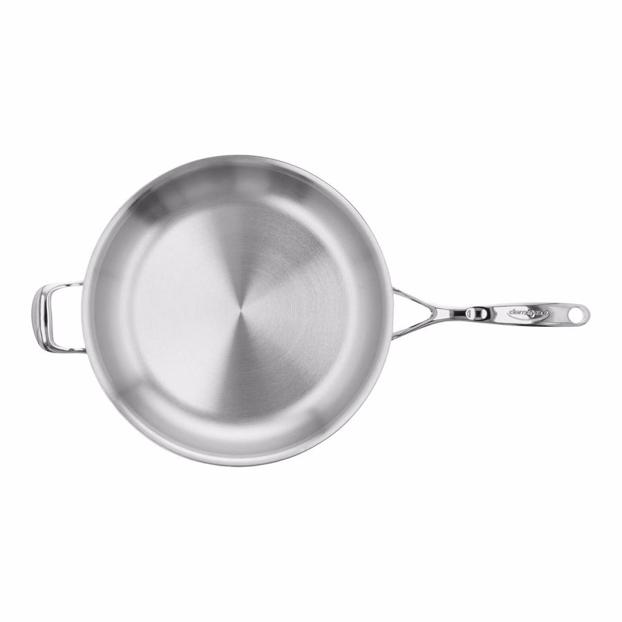 12.5-inch, 18/10 Stainless Steel, Proline Fry Pan With Helper Handle