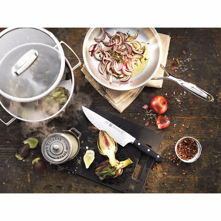 12.5-inch, 18/10 Stainless Steel, Proline Fry Pan With Helper Handle