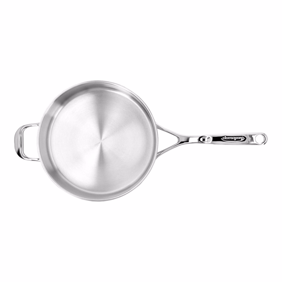 3 qt Sauté Pan With Helper Handle And Lid, 18/10 Stainless Steel