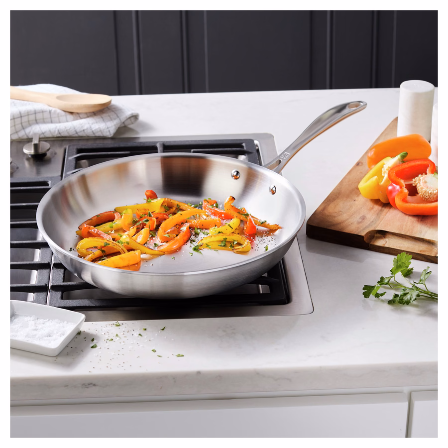 3 Ply, 12-inch, 18/10 Stainless Steel, Frying Pan