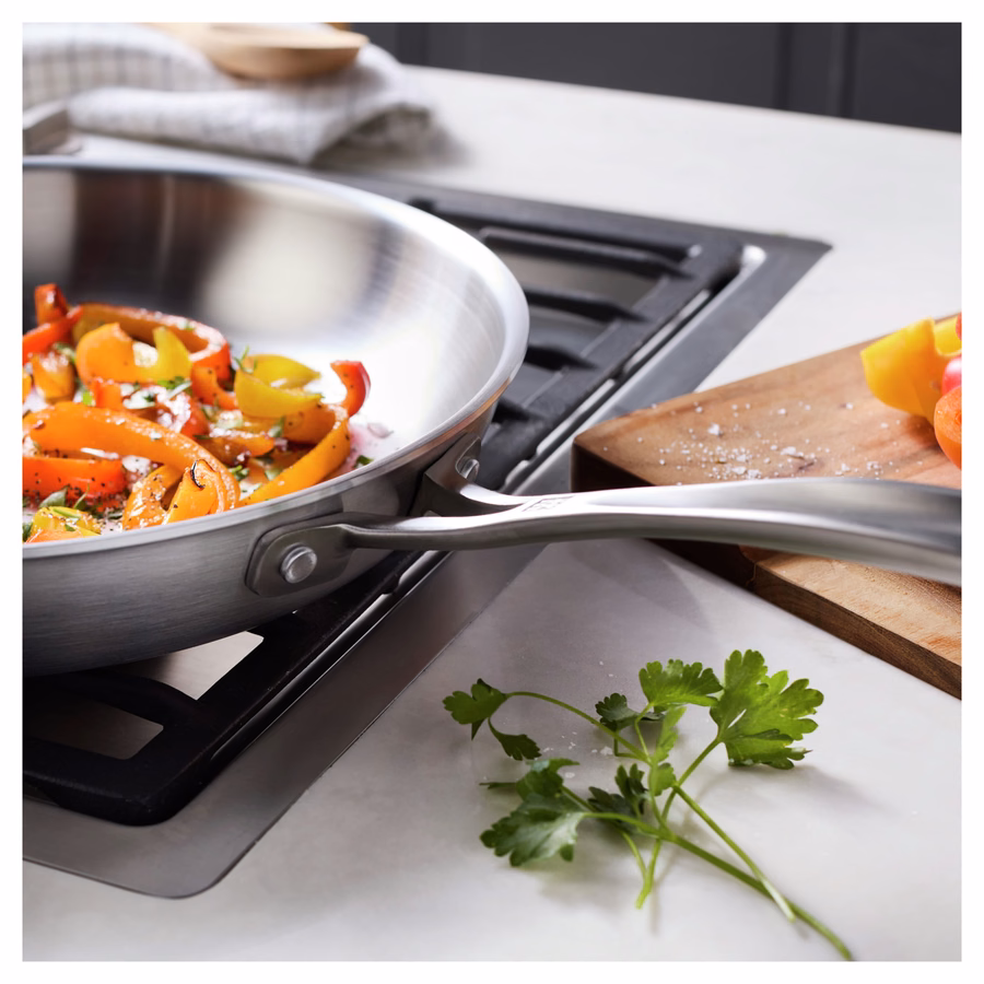 3 Ply, 12-inch, 18/10 Stainless Steel, Frying Pan