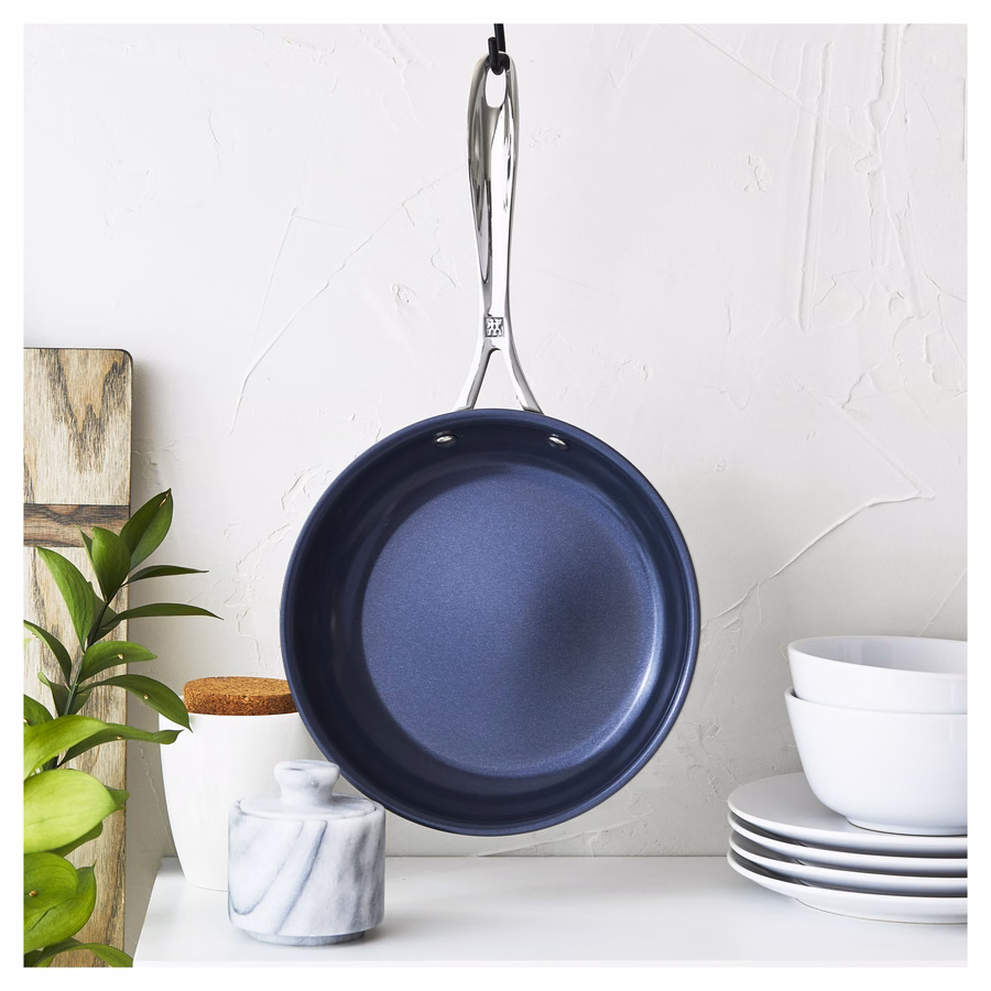 8-inch, Stainless Steel, Ceramic Coating, Non-stick, Fry Pan