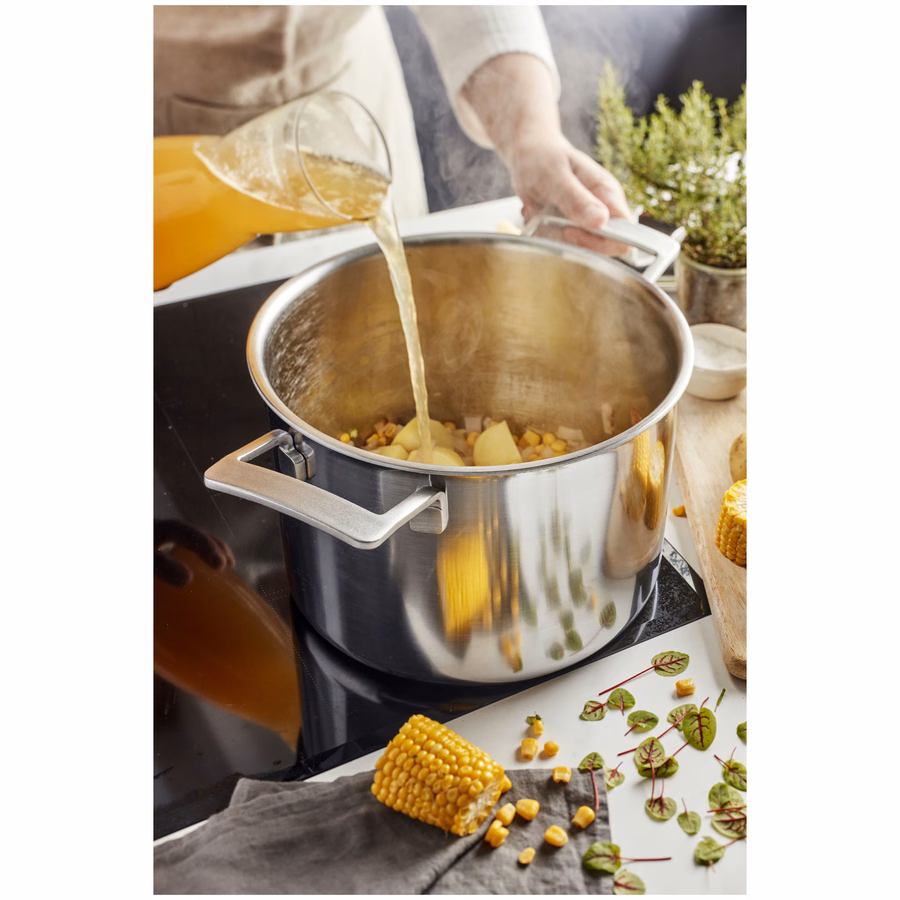 8.5 qt Stock Pot With Lid, 18/10 Stainless Steel