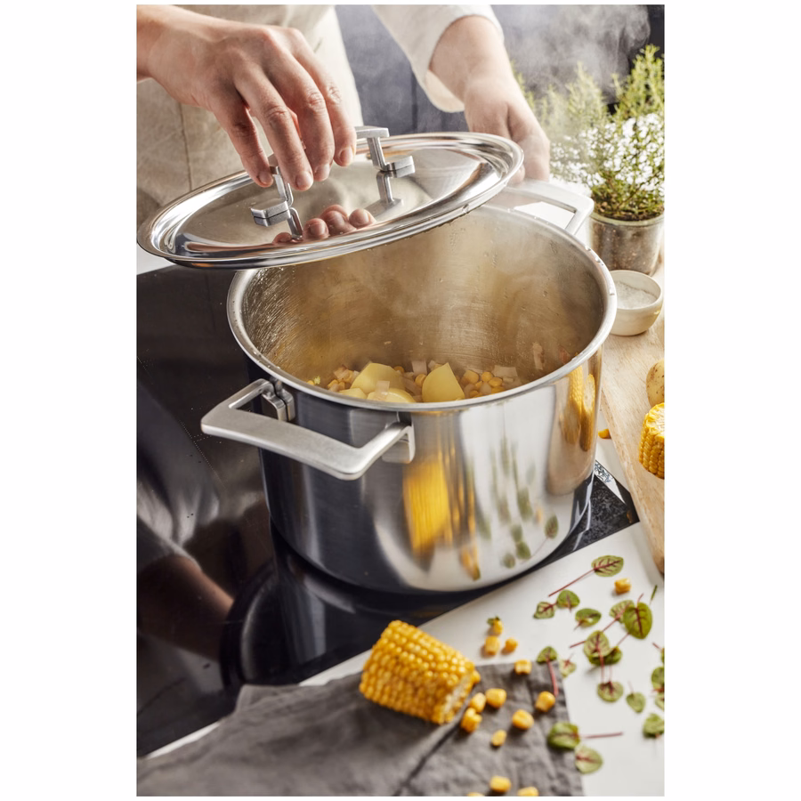 8.5 qt Stock Pot With Lid, 18/10 Stainless Steel
