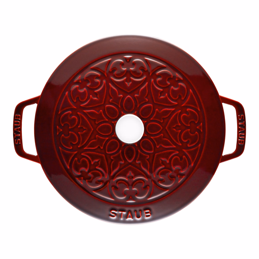3.75 qt, Essential French Oven Lilly Lid, Grenadine