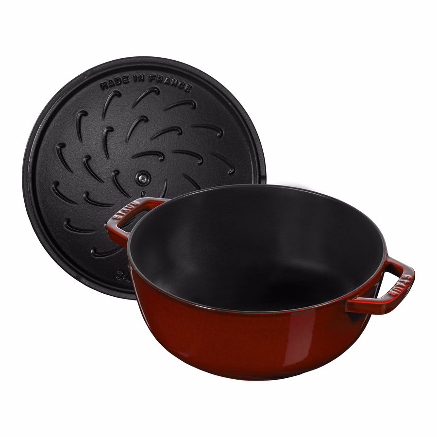 3.75 qt, Essential French Oven Lilly Lid, Grenadine